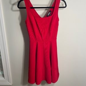 Lulus Red Fit and Flare Dress
